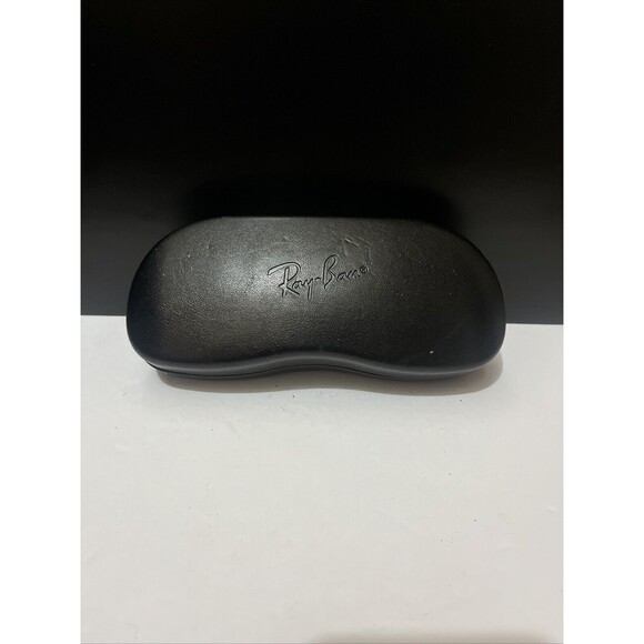 USED RAY BAN  BLACK AUTHENTIC EYEWEAR EYEGLASSES GLASSES CASE ONLY - Picture 1 of 4